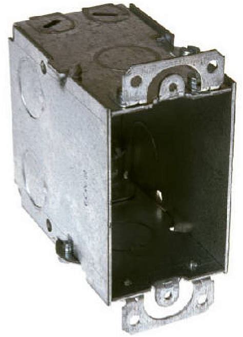 Steel 3 x 2 Gangable Switch Box With Plaster Ears 